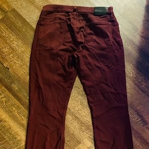 COPY - COPY - Paige Pants Maroon - size 33
